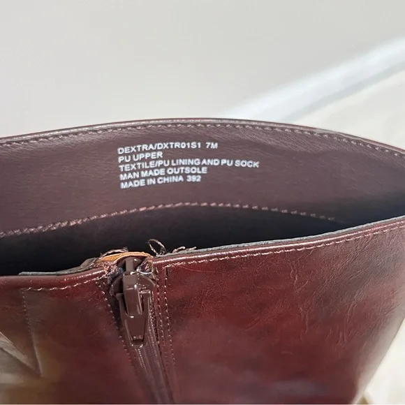 NWT STEVE MADDEN DEXTRA KNEE HIGH BOOTS POINTED TOE IN BROWN SIZE 7 - Picture 11 of 13